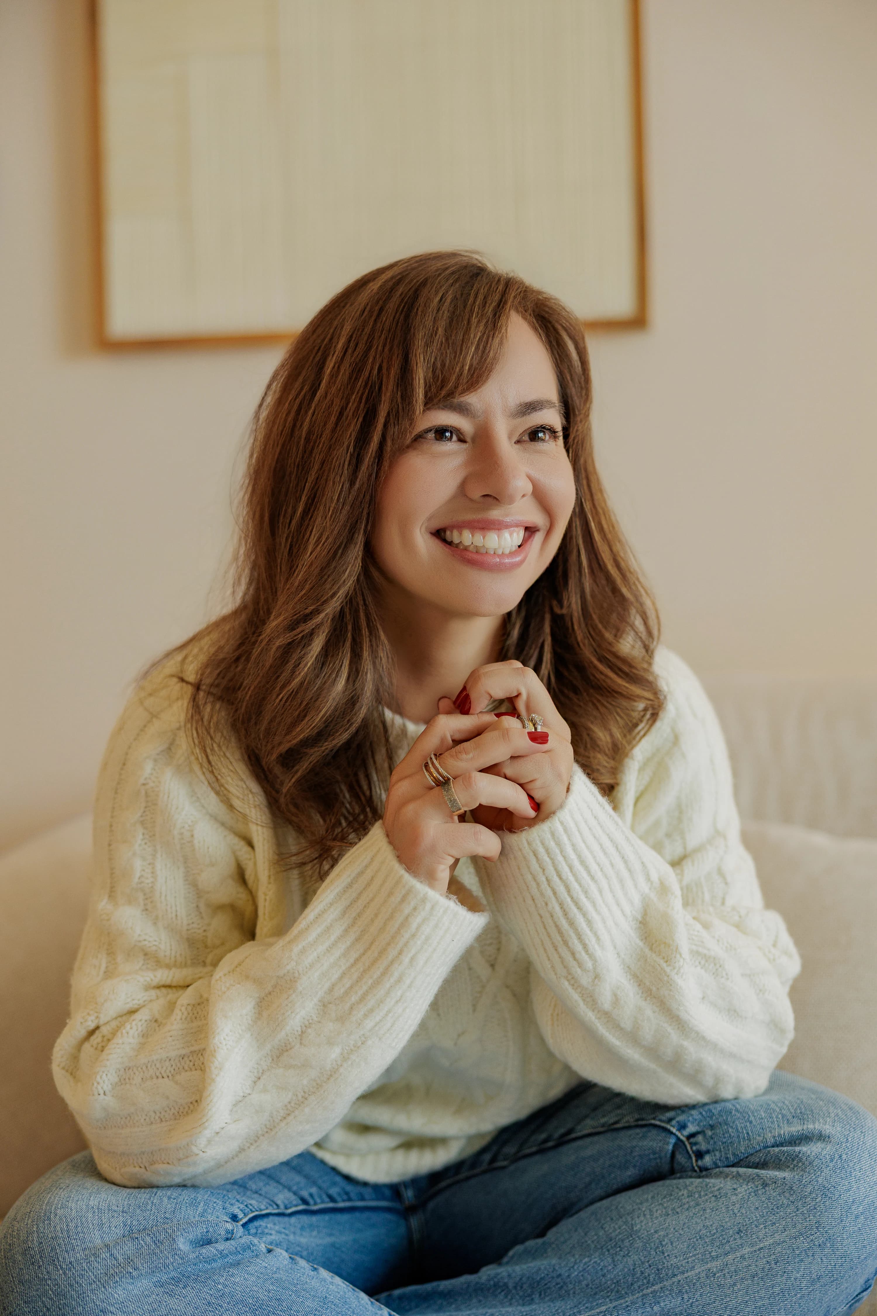 Pessoa sendo acolhida durante uma conversa terapêutica